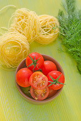 Image showing pasta and tomato