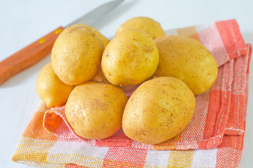 Image showing raw potato