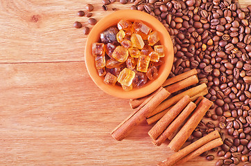 Image showing sugar and coffee