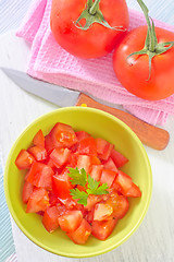 Image showing salad from tomato