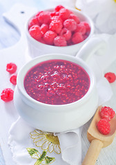 Image showing raspberry jam