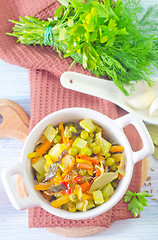 Image showing baked vegetables