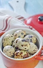 Image showing quail eggs