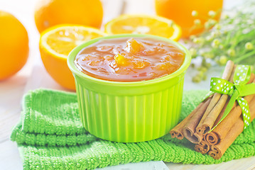 Image showing orange jam