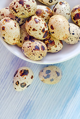 Image showing quail eggs