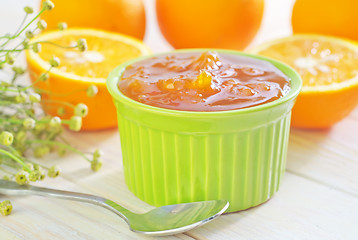 Image showing orange jam