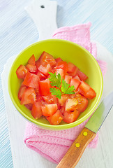 Image showing salad from tomato