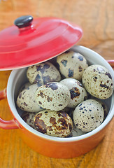 Image showing quail eggs