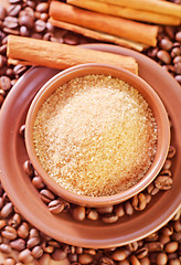 Image showing sugar and coffee