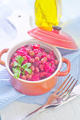 Image showing salad with beet