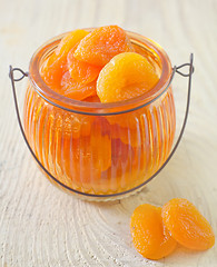 Image showing dry apricots