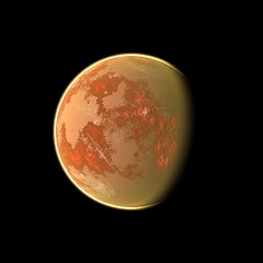 Image showing orange planet