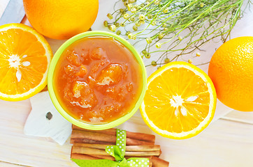 Image showing orange jam