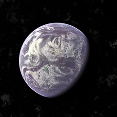 Image showing purple planet