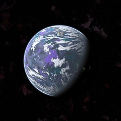 Image showing purple planet