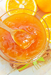 Image showing orange jam