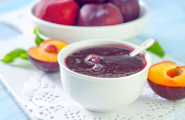 Image showing plum jam