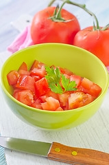 Image showing salad from tomato