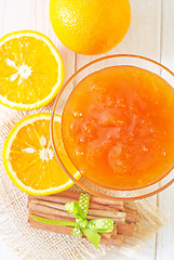 Image showing orange jam