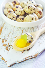 Image showing quail eggs