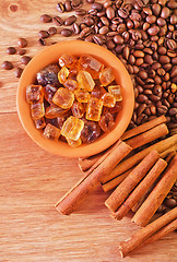 Image showing sugar and coffee