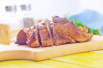 Image showing baked meat