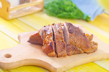 Image showing baked meat