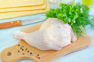 Image showing chicken leg