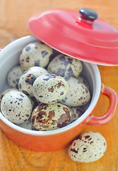 Image showing quail eggs