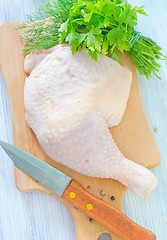 Image showing chicken leg