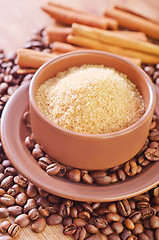 Image showing sugar and coffee