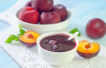 Image showing plum jam