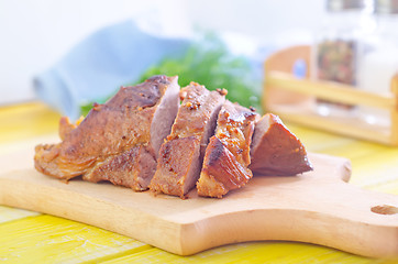 Image showing baked meat