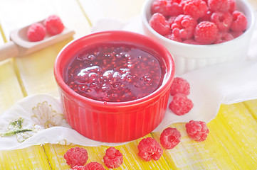 Image showing raspberry jam