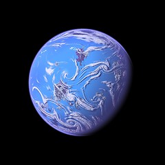 Image showing blue planet