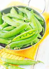 Image showing green peas