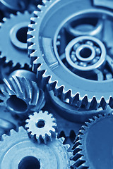 Image showing nuts,gears and bolts