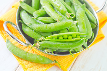 Image showing green peas