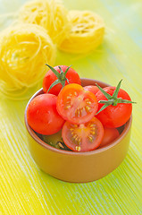 Image showing pasta and tomato