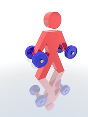 Image showing weight lifter