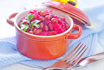 Image showing salad with beet