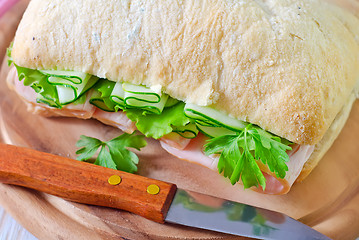 Image showing sandwich