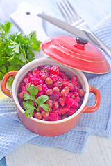 Image showing salad with beet