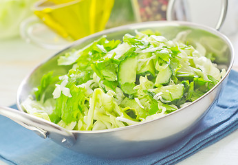 Image showing salad from cabbage