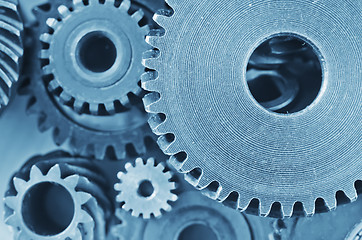 Image showing nuts,gears and bolts