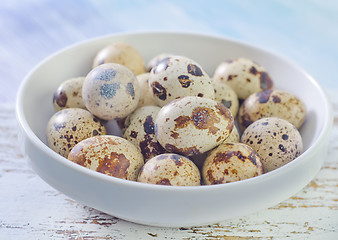 Image showing quail eggs