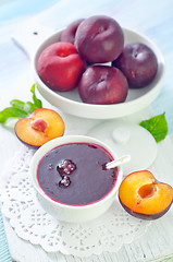 Image showing plum jam