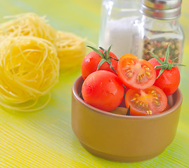 Image showing pasta and tomato