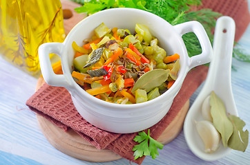 Image showing baked vegetables