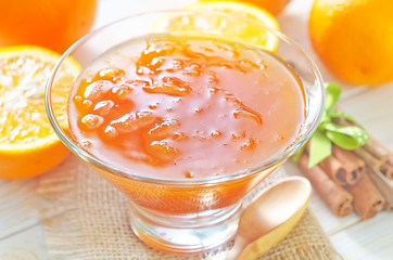 Image showing orange jam